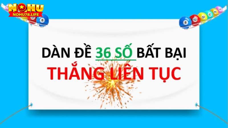 Dàn đề 36 số