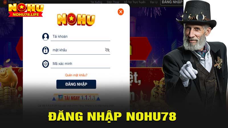 đăng nhập nohu78